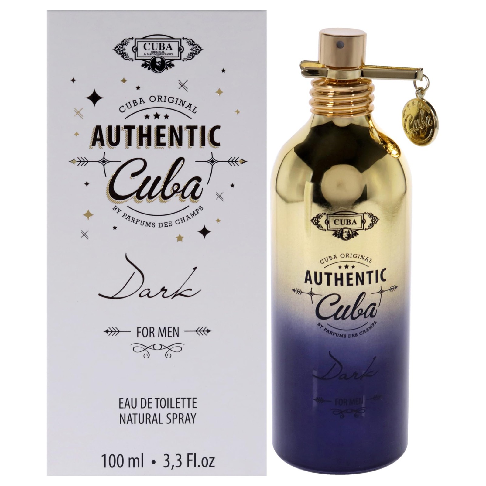 Cuba Men’s Edt Authentic Dark Spray
