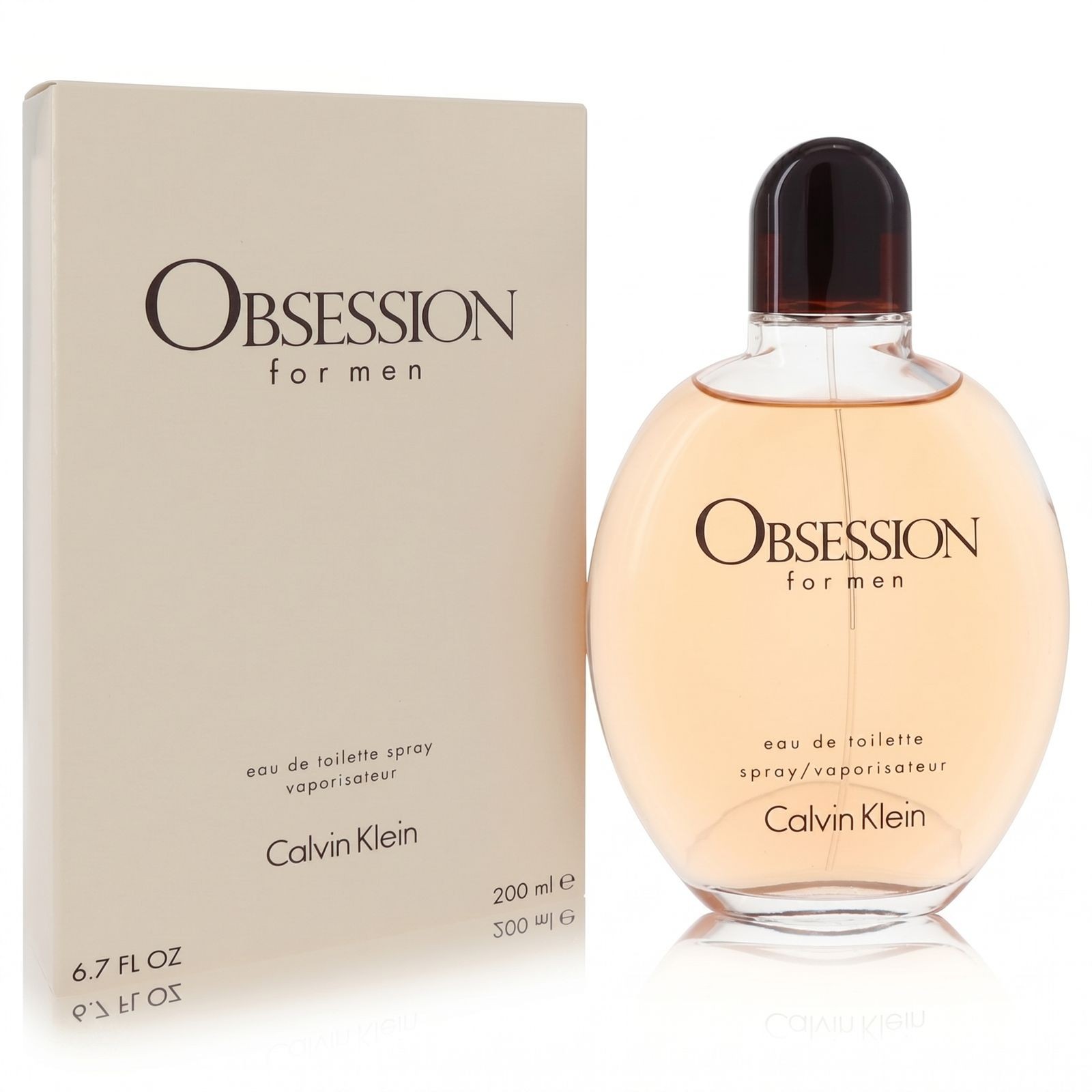 Obsession by Calvin Klein Eau De Toilette Spray 6.7 oz (Men)