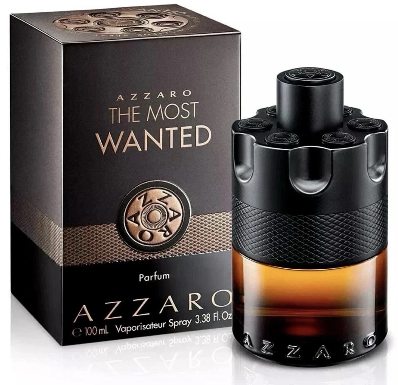 Azzaro The Most Wanted Parfum Spray, 3.38 fl oz Regular Size