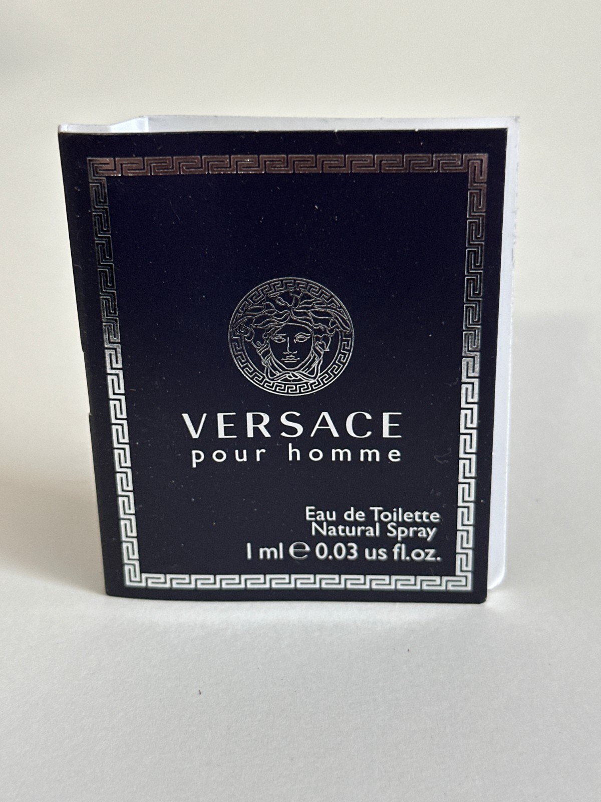 Versace Pour Homme Eau De Toilette Natural Spray Sample 0.03 fl oz