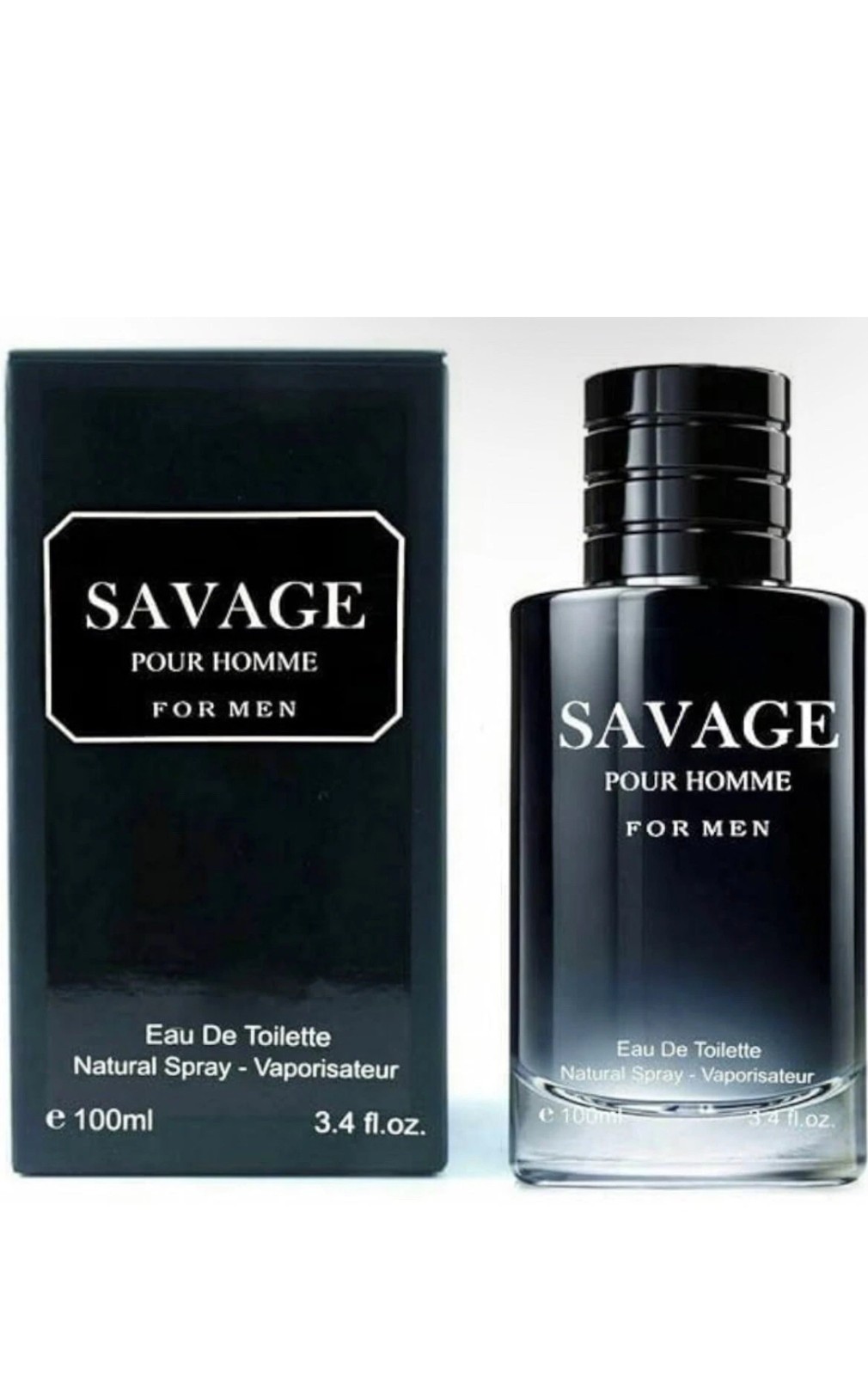 Savage 100 ml 3.4 oz High Quality Impression Cologne EDT Spray for Men