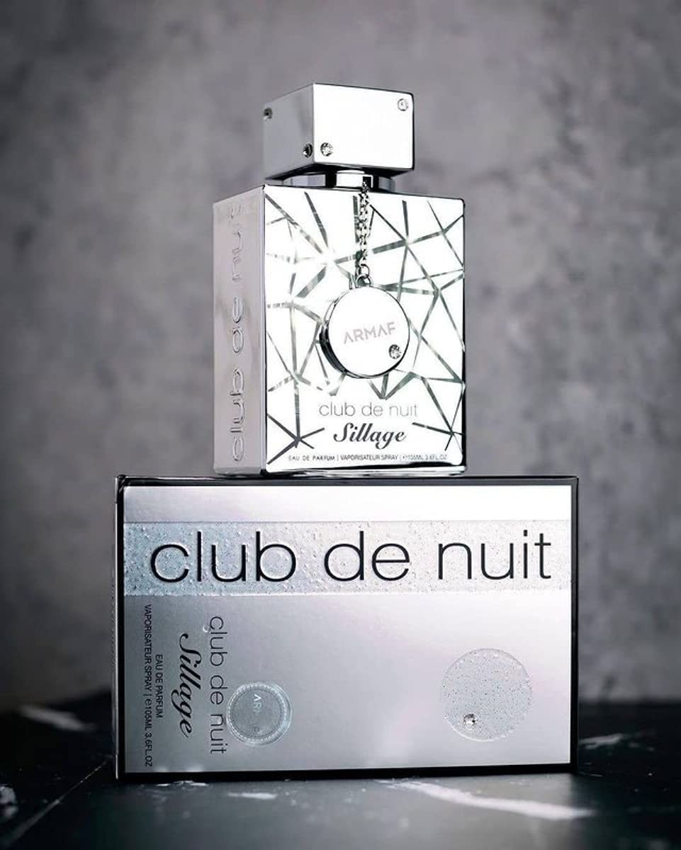 Club De Nuit Sillage For Unisex Eau de Parfum Spray, 3.6 Ounce