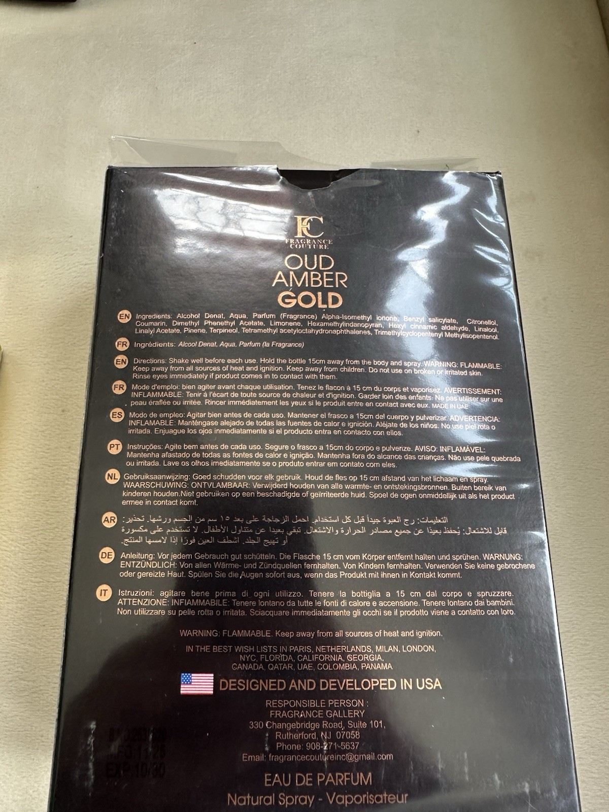 Arabic Cologne Randomized Fragrance couture OUD, Hawas elixir, + free gift.