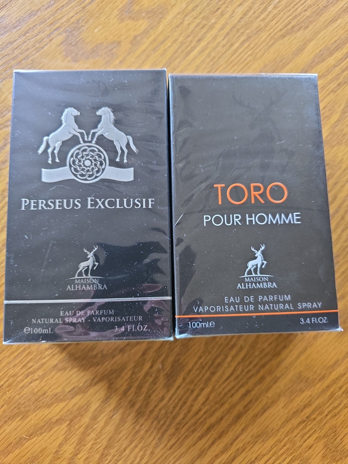 Lot Of 2 Maison Alhombra Cologne (Perseus Exclusif, Toronto Pour Homme)