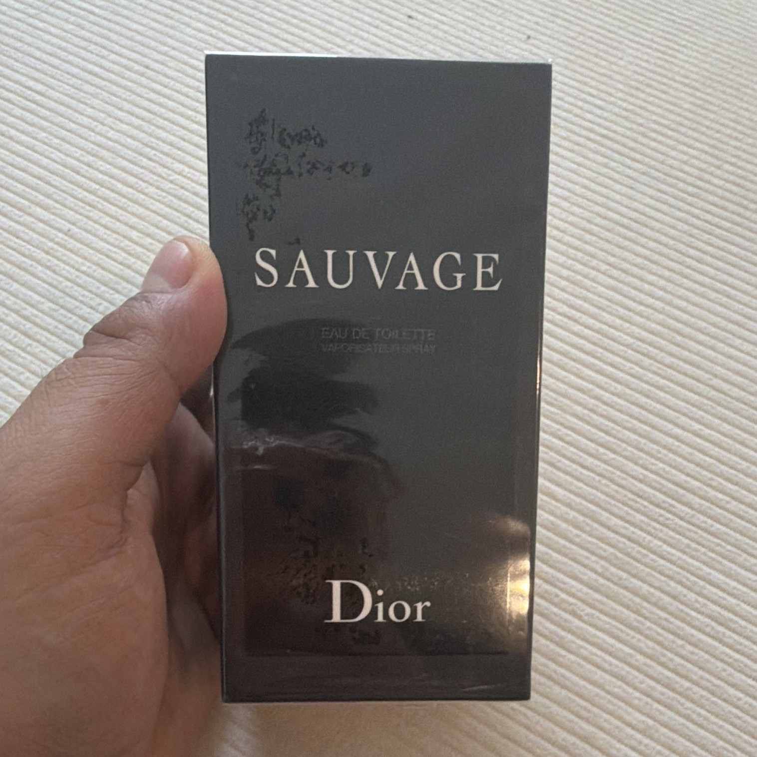 Dior Sauvage Eau de Toilette Spray Refillable Regular Size 3.4 fl oz