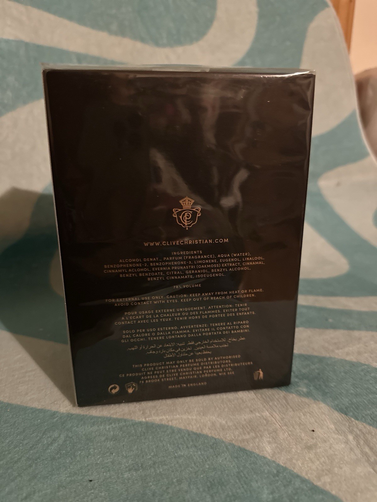 Clive Christian x Masculine Original Collection 3.4 100ml AUTHENTIC NEW SEALED