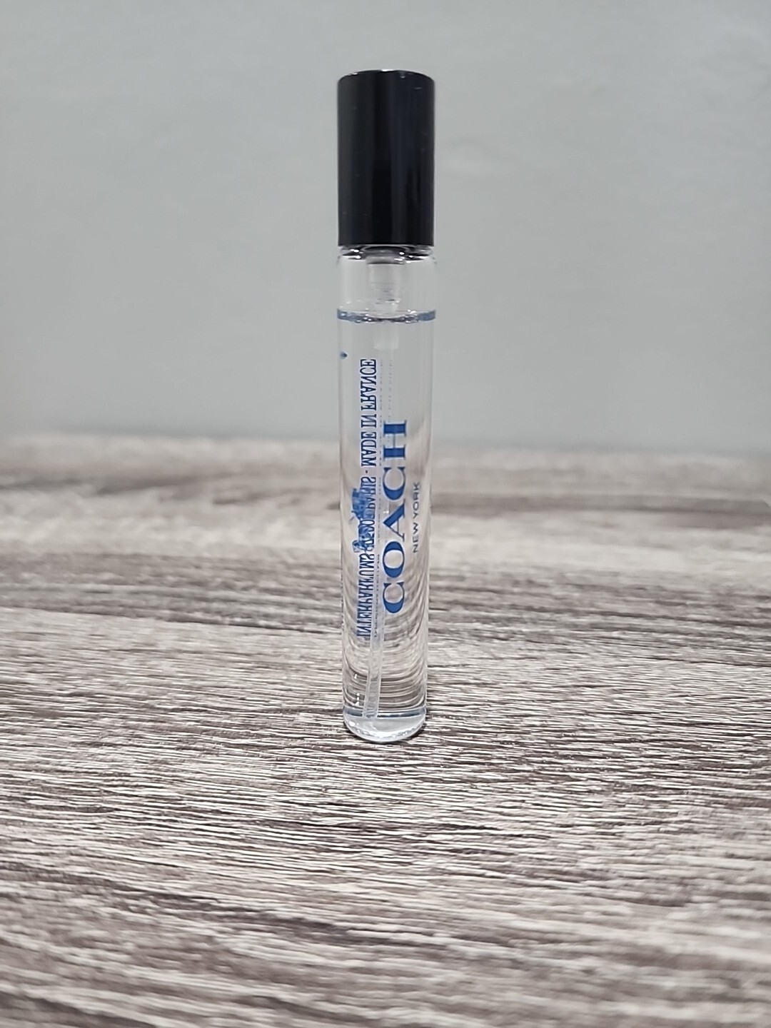 COACH BLUE FOR MEN EAU DE TOILETTE TRAVEL SIZE SPRAY 7.5 ML / 0.25 FL OZ NEW