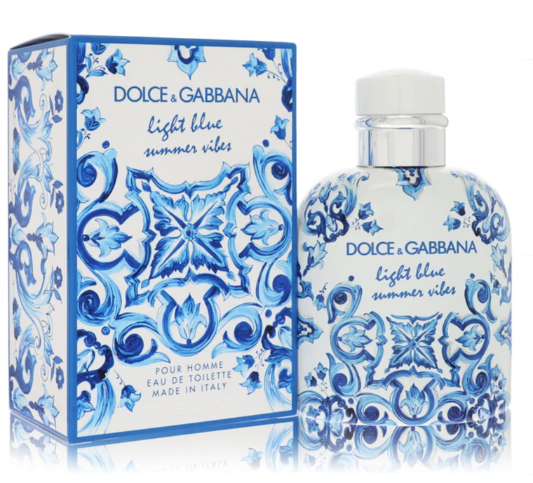 Light Blue Summer Vibes Cologne By Dolce & Gabbana for Men 4.2 Oz EDT (NEW)