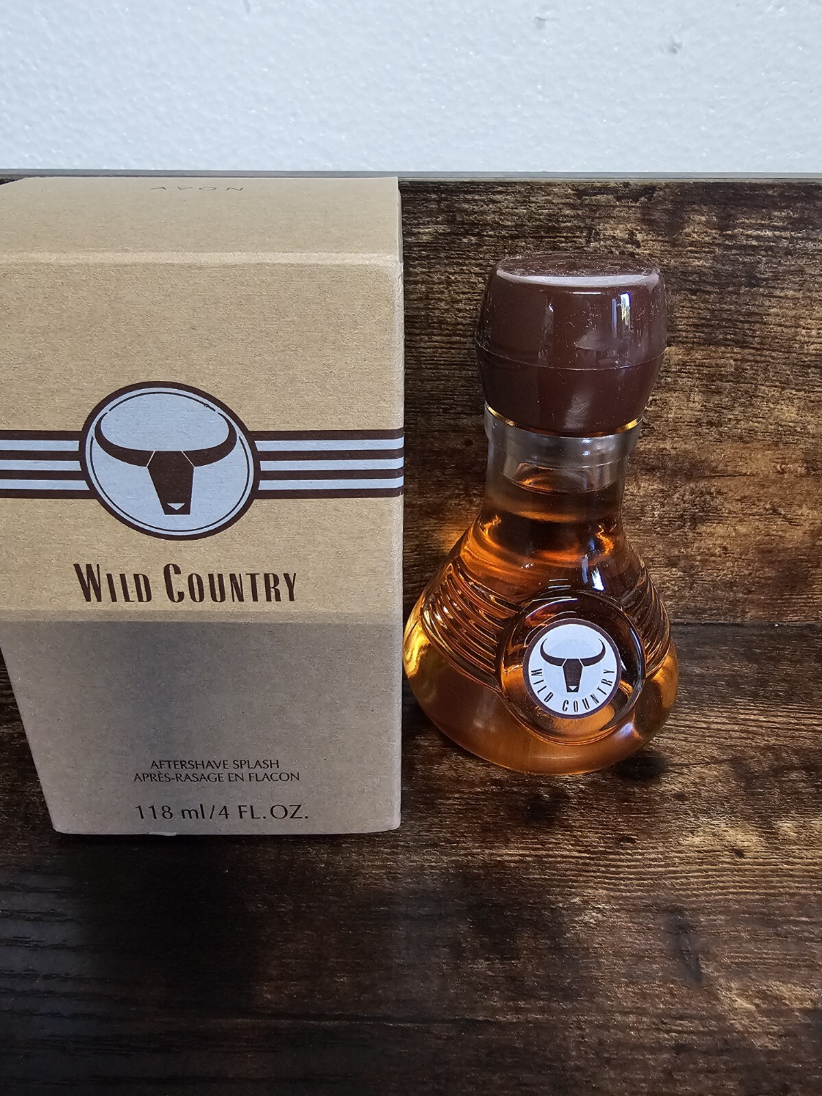 Avon Wild Country Aftershave Splash, After Shave for Him, 118 mL / 4 Fl Oz.