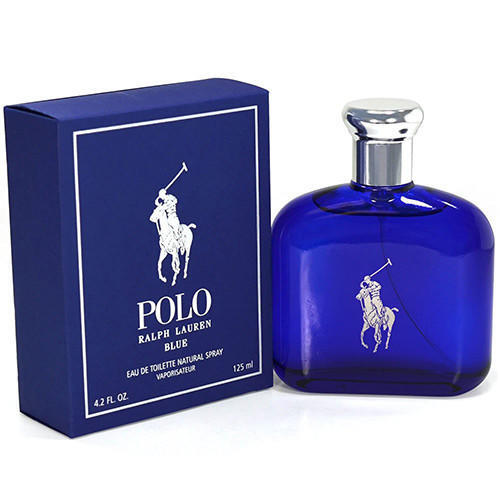 Ralph Lauren Polo Blue Eau De Toilette 4.2 Oz Spray For Men