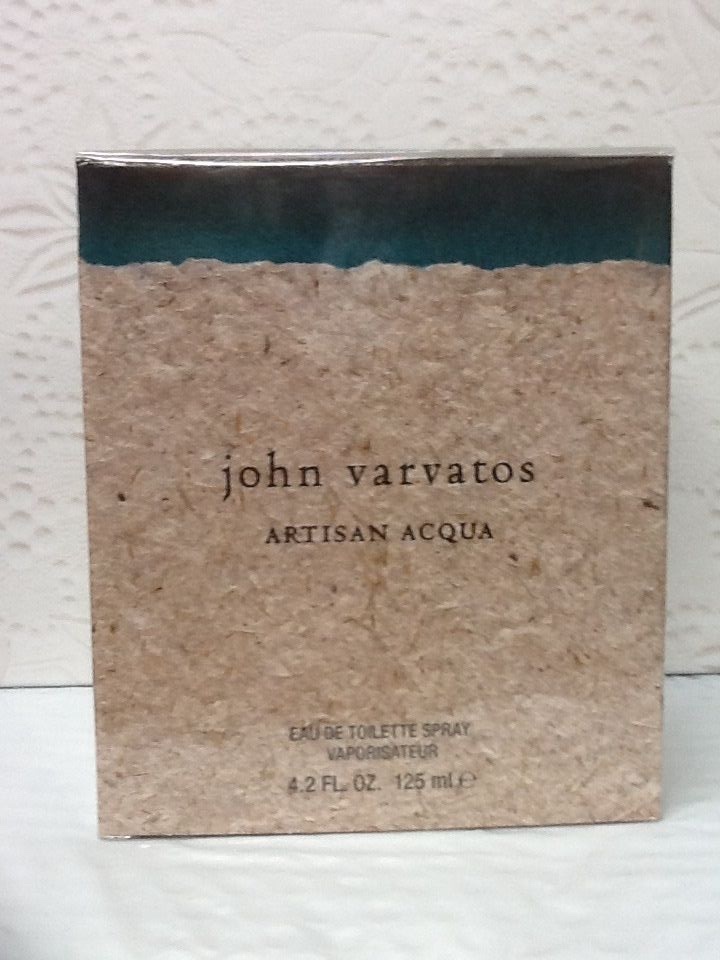 John Varvatos Artisan Acqua Cologne for Men – 4.2 oz / 125 ml EDT Spray NIB