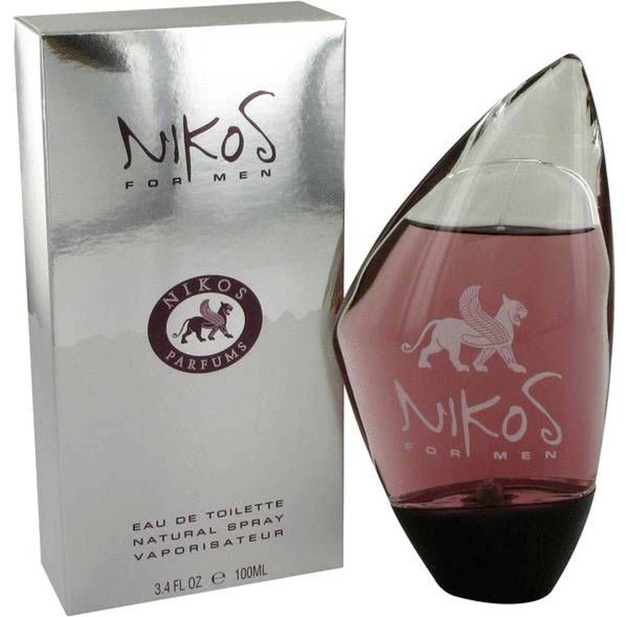 Nikos Red For Men Red 3.4 oz 100 ml Eau De Toilette NIB Rare