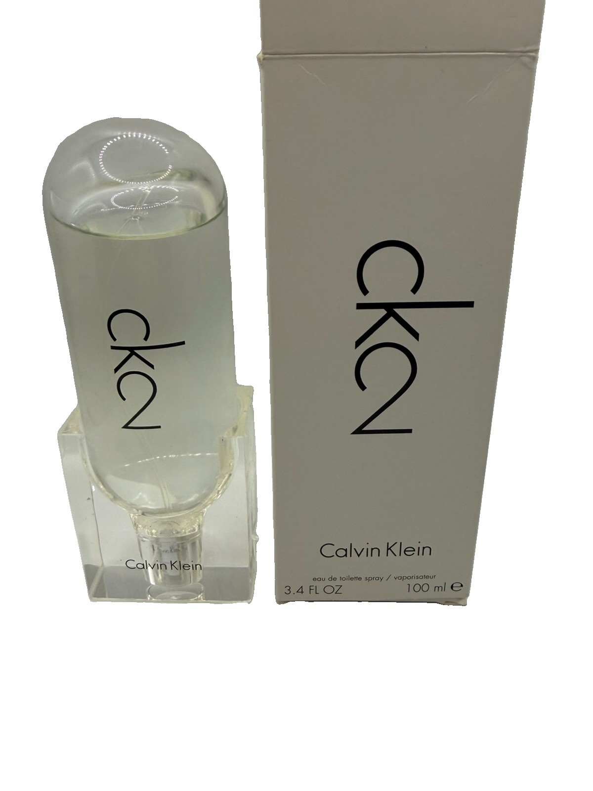 CK2 BY CALVIN KLEIN EDT SPRAY 3.4 Tester Rare
