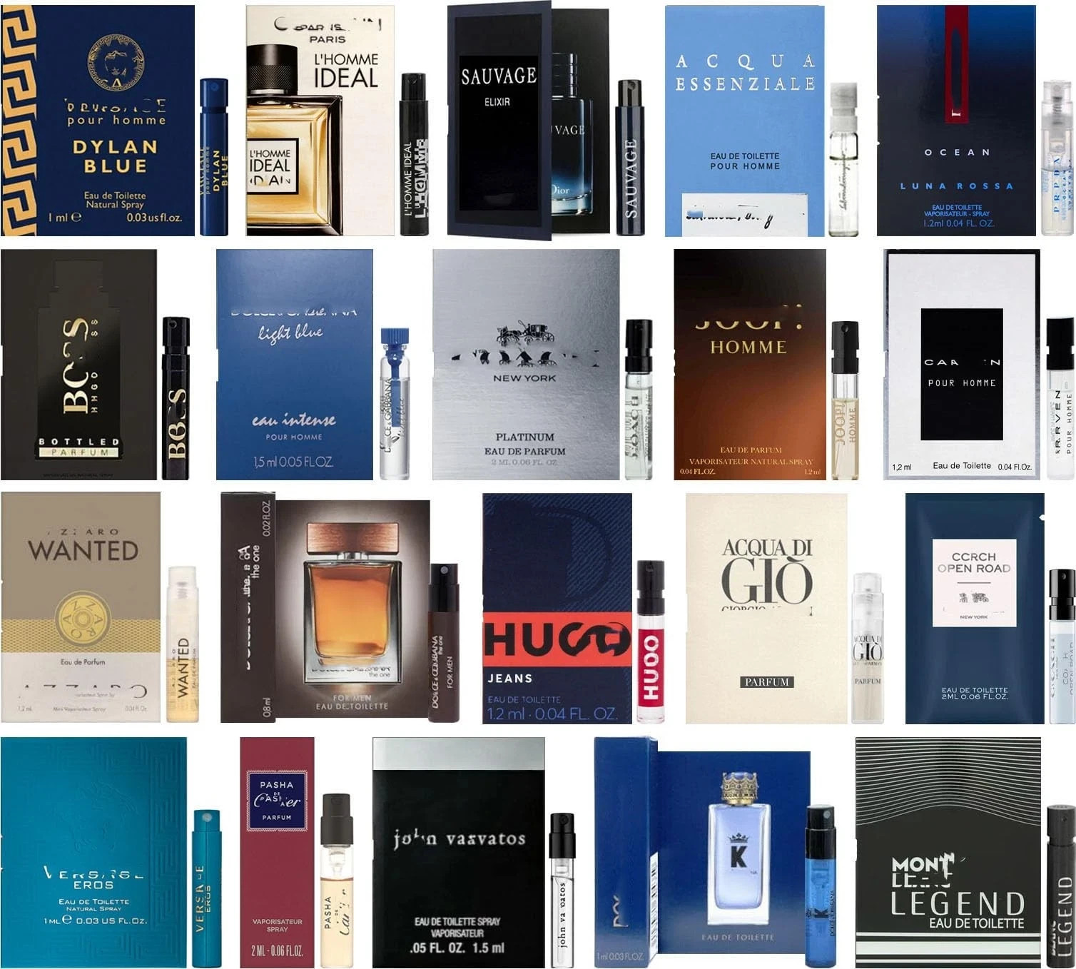 MEN’S SELLER COLLECTION 144 DOLCE & GABBANA LIGHT BLUE EAU INTENSE SAMPLES MEN