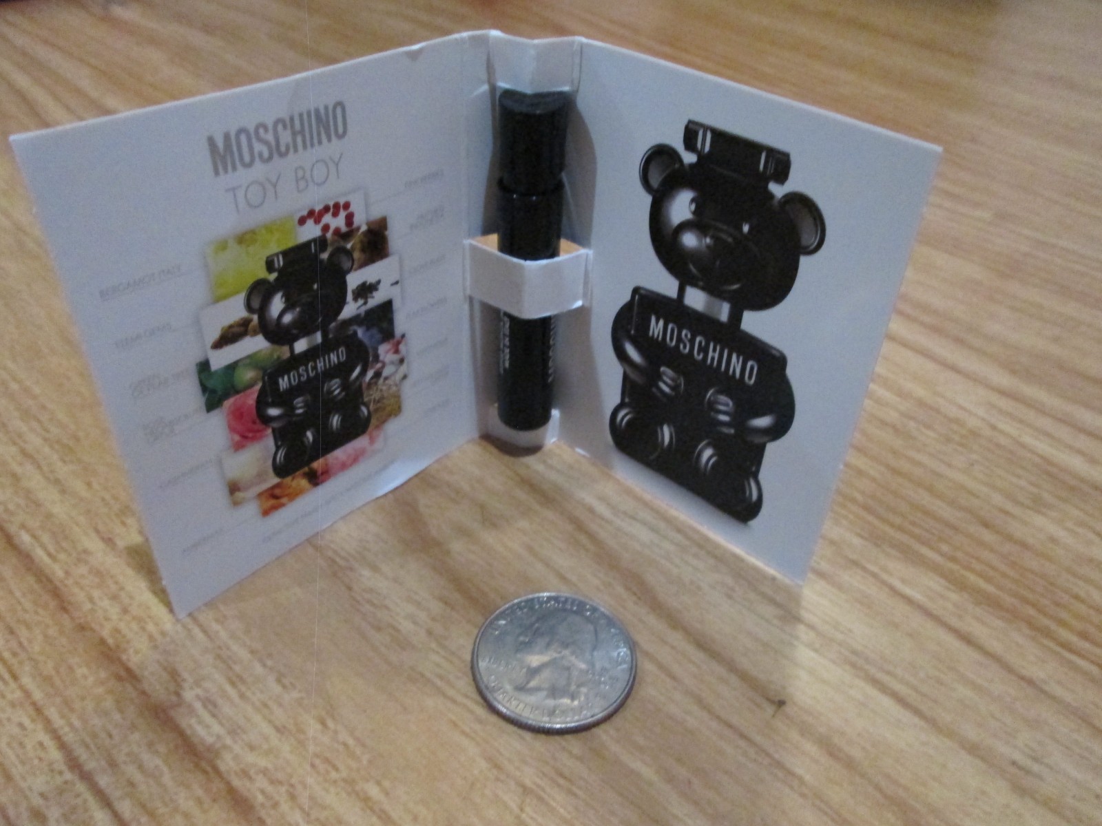 Moschino Toy Boy Eau de Parfum Spray sample 1ml,carded