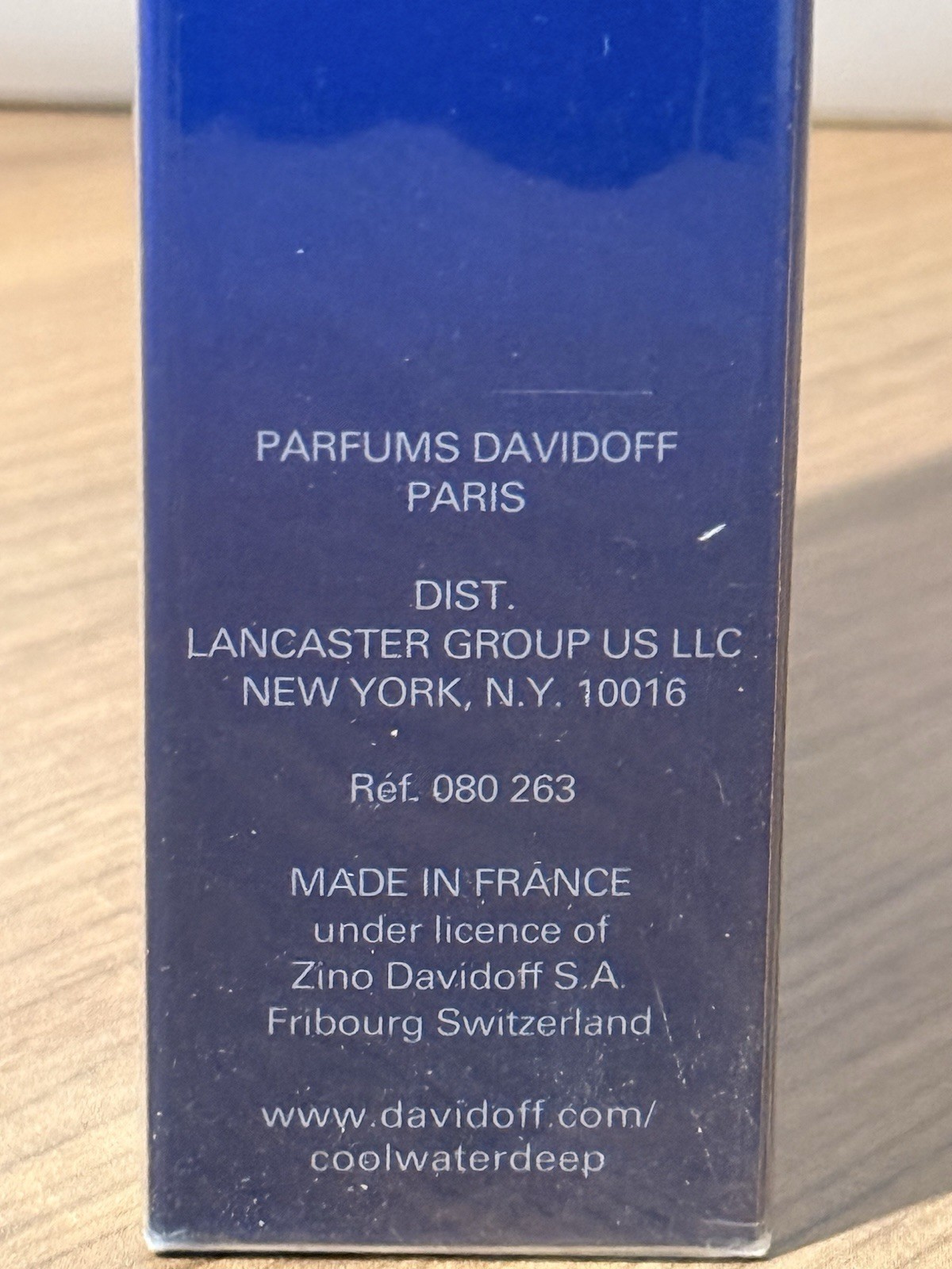 Davidoff Cool Water Deep 100 ml /3.4 oz EDT Spray NIB Rare. Discontinued.