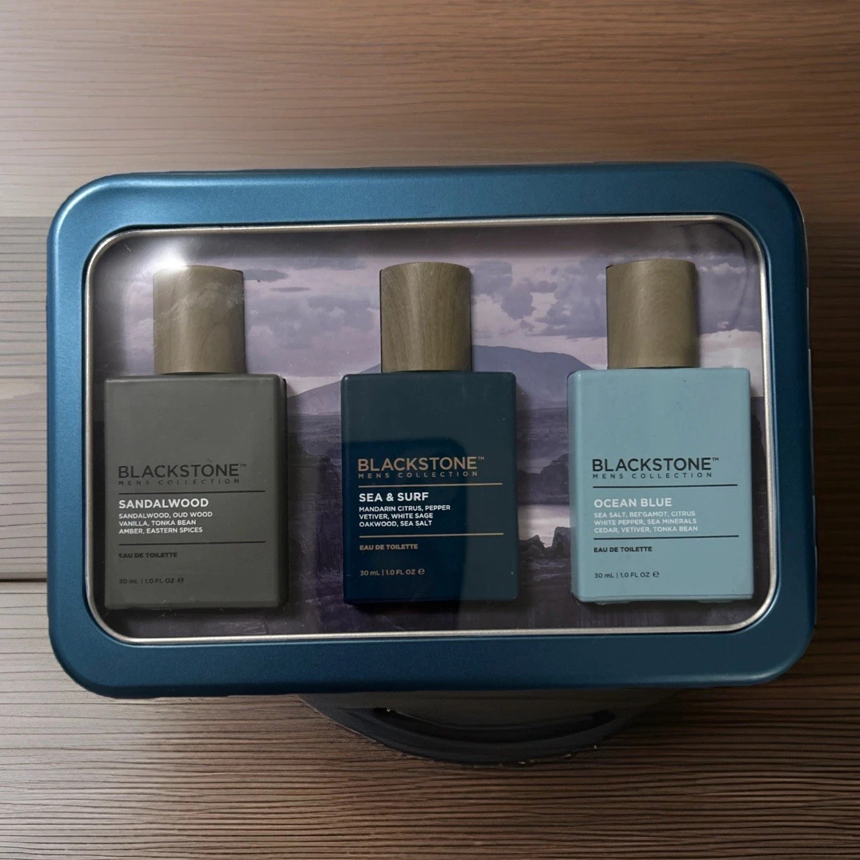 Blackstone Men’s Grooming Fragrance- Sandalwood,Sea & Surf,Vetiver