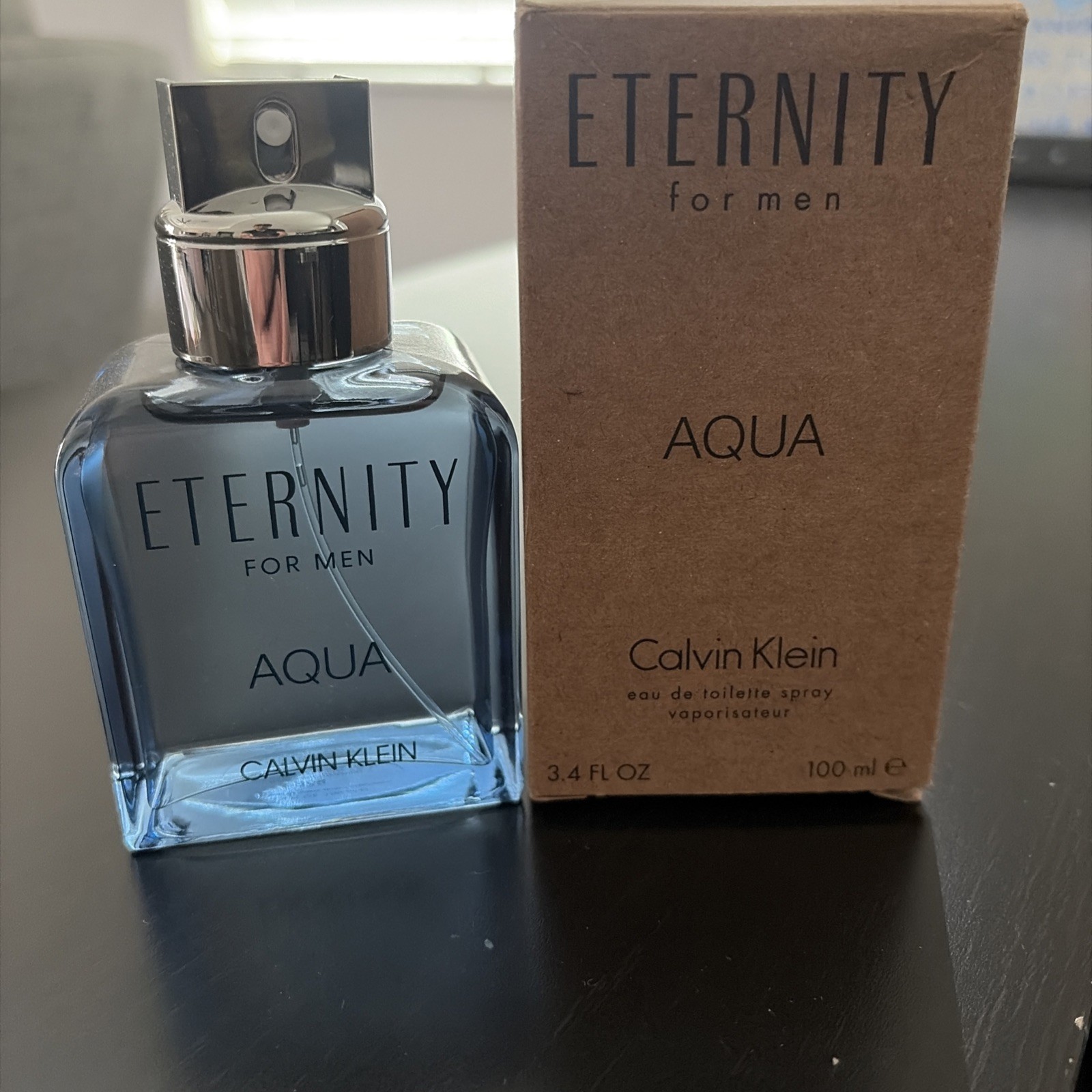 Calvin Klein ETERNITY AQUA for Men Eau de Toilette Spray 3.4 oz / 100ml *BNIB*