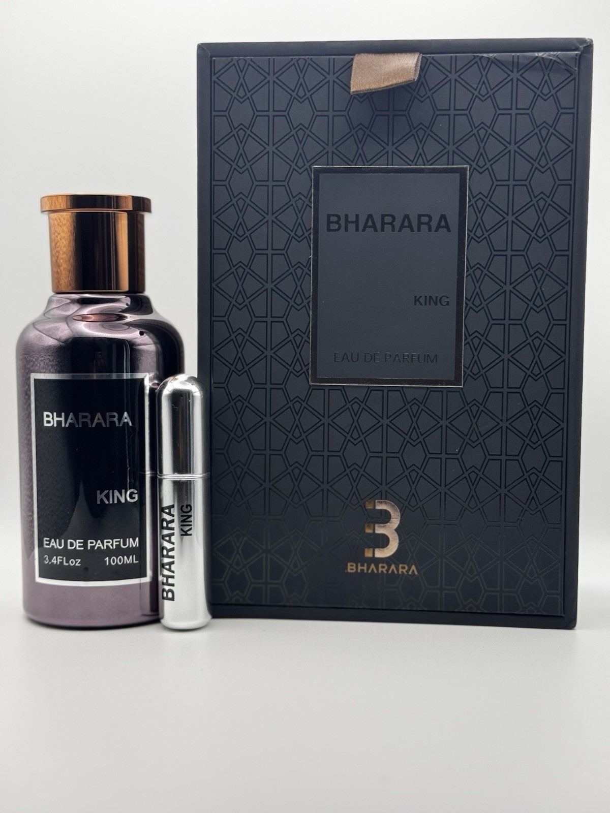BHARARA KING Eau de Parfum Spray 3.4 oz / 100 ml for Men | Long Lasting Fresh