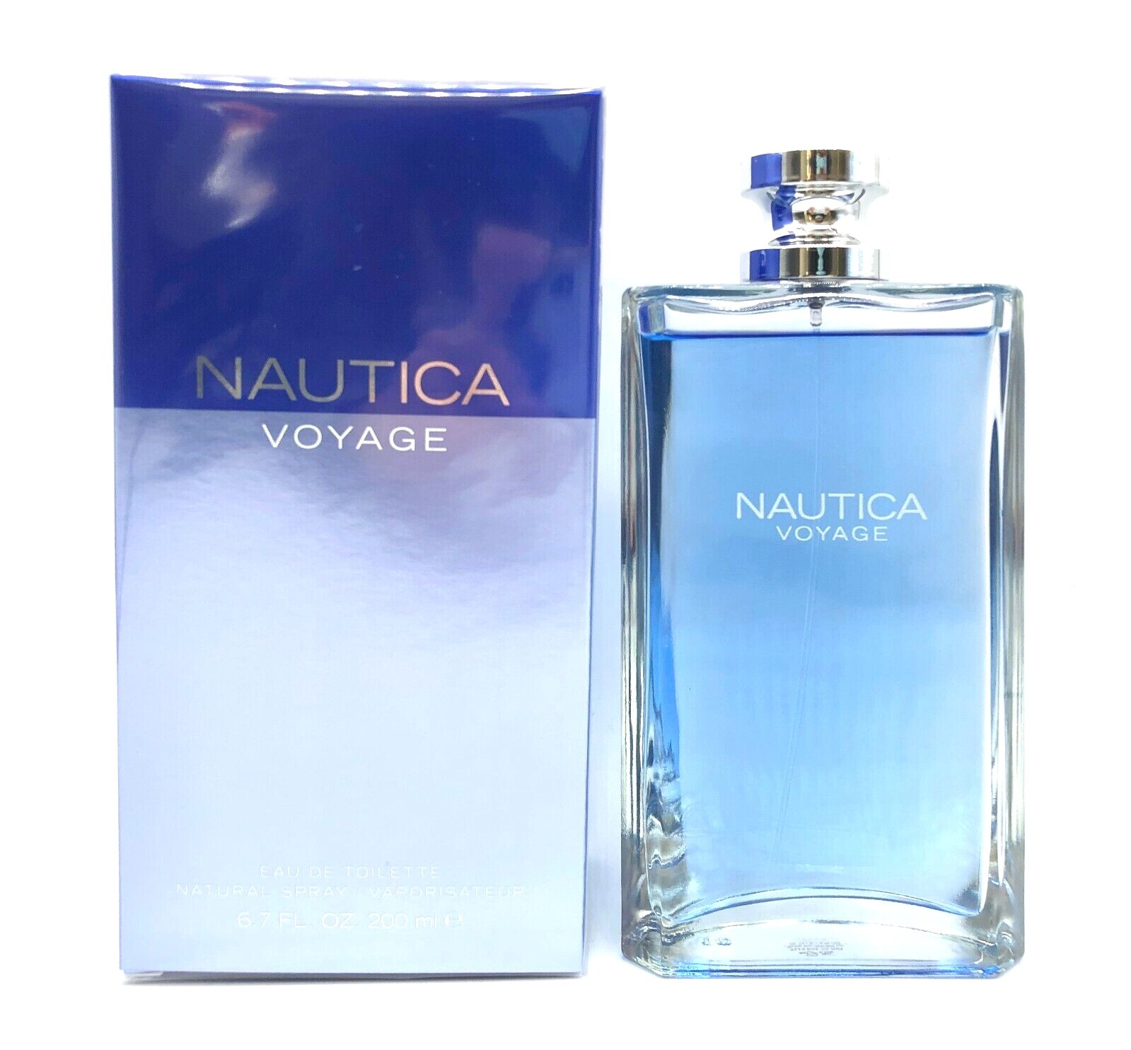 NAUTICA VOYAGE FOR MEN 6.7 OZ EAU DE TOILETTE SPRAY FOR MEN NIB AUTHENTIC
