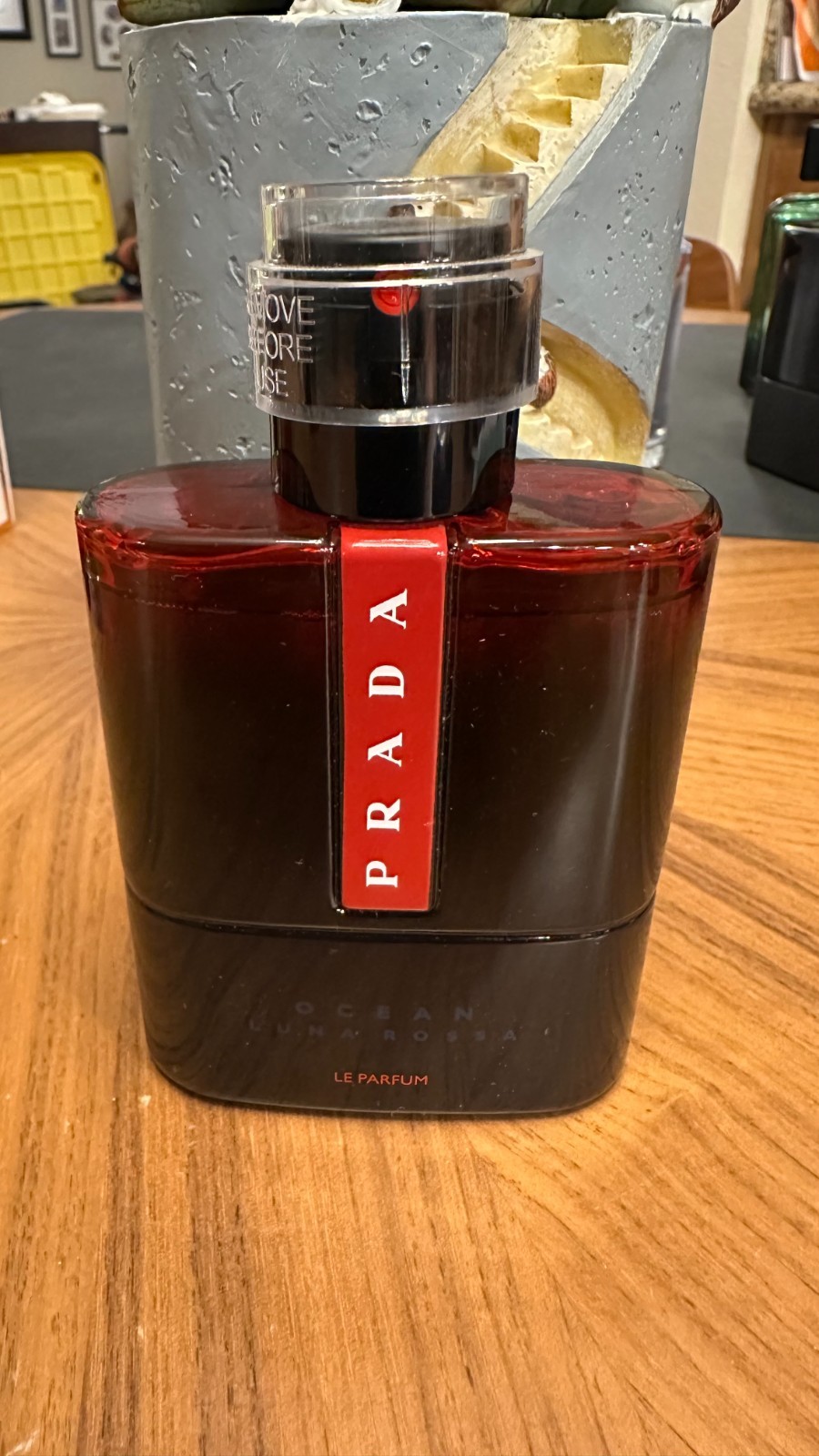 Prada Luna Rossa Ocean Le Parfum 3.3oz 100ml Men Parfum New No Box No Cellophane