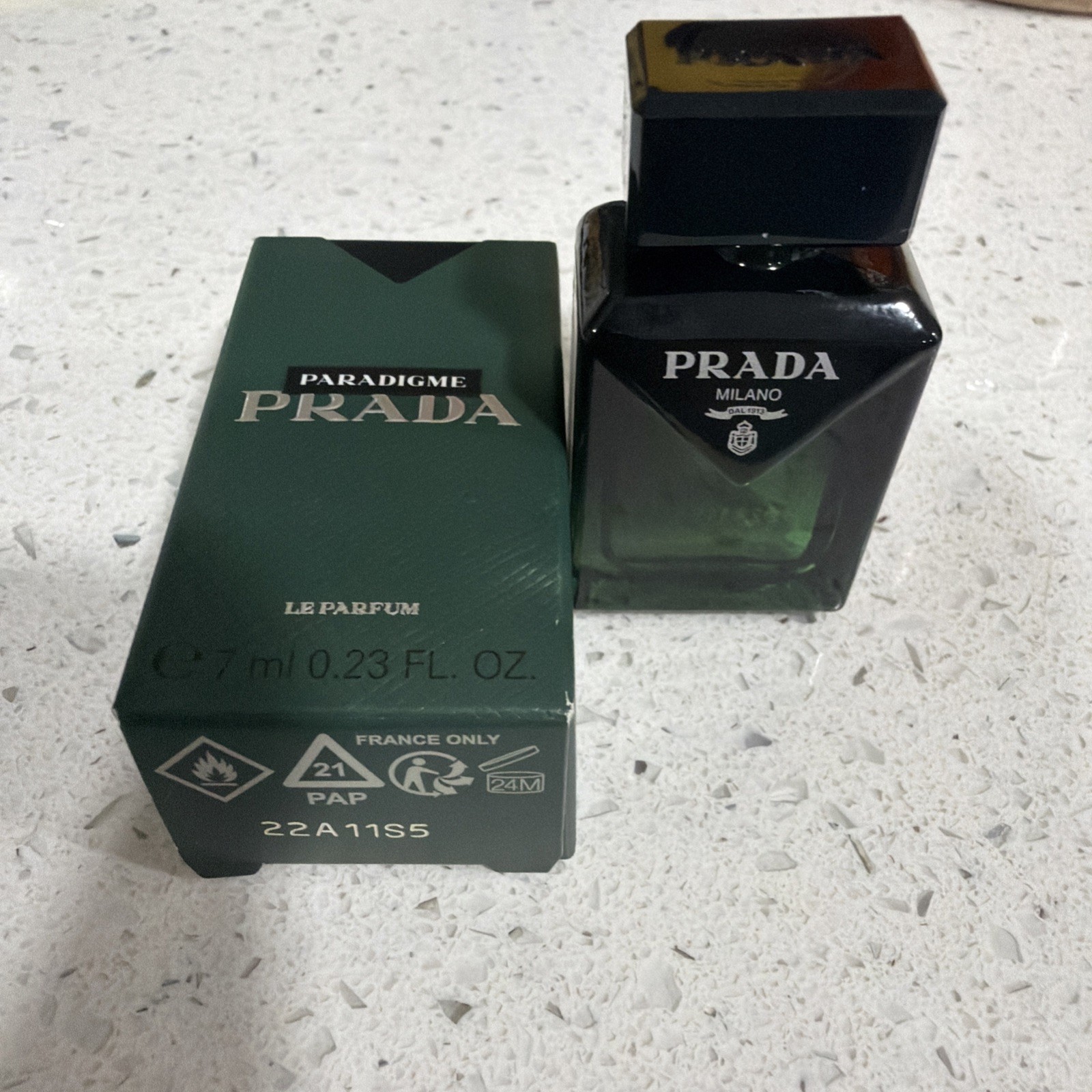 Prada Paradigme 0.23 fl. oz./ 7ml EDP Eau De Parfum Mini Splash For Men NEW