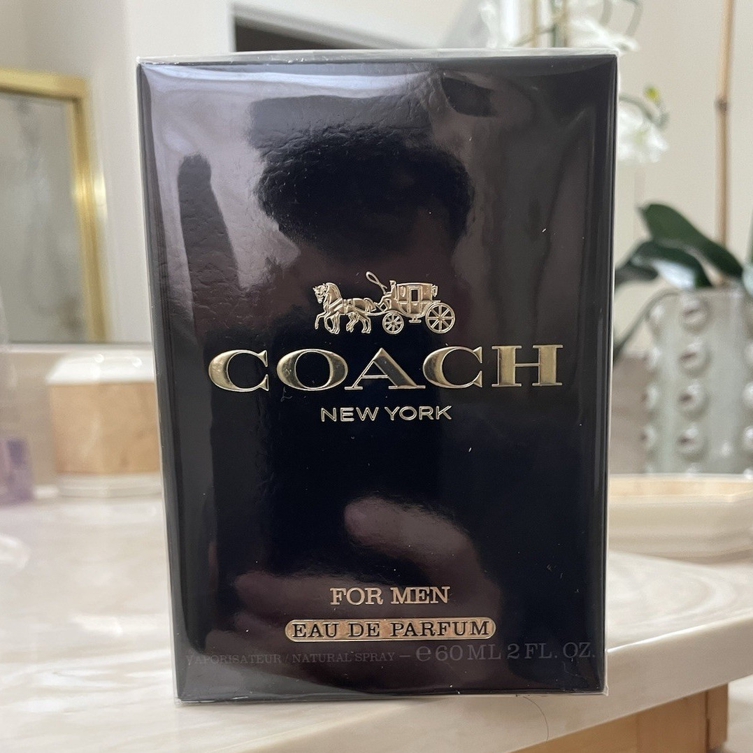 Coach New York For Men Eau de Parfum Spray, Regular Size 2 US fl oz 60 ml