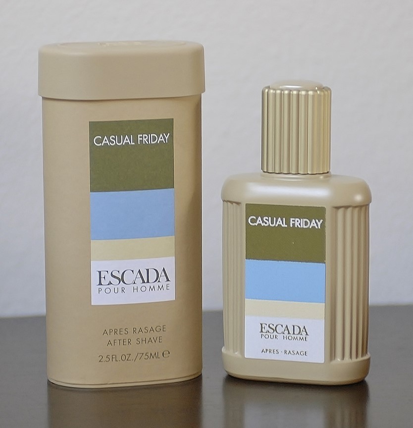 ESCADA CASUAL FRIDAY splash AFTER SHAVE Pour Homme/Men 75 ml 2.5 oz DISCONTINUED