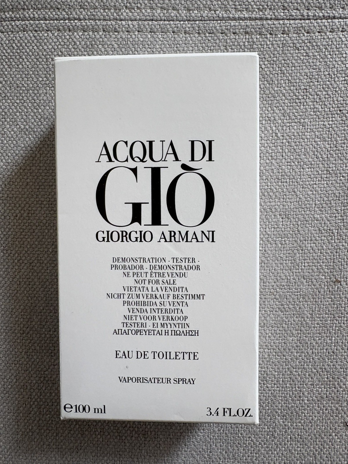 Giorgio Armani Acqua Di Gio 3.4 fl oz Men’s Eau de Toilette – GA205887
