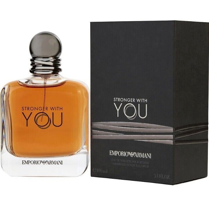 Emporio Armani Stronger With You by Giorgio Armani 3.4 oz EDT for Men NIB