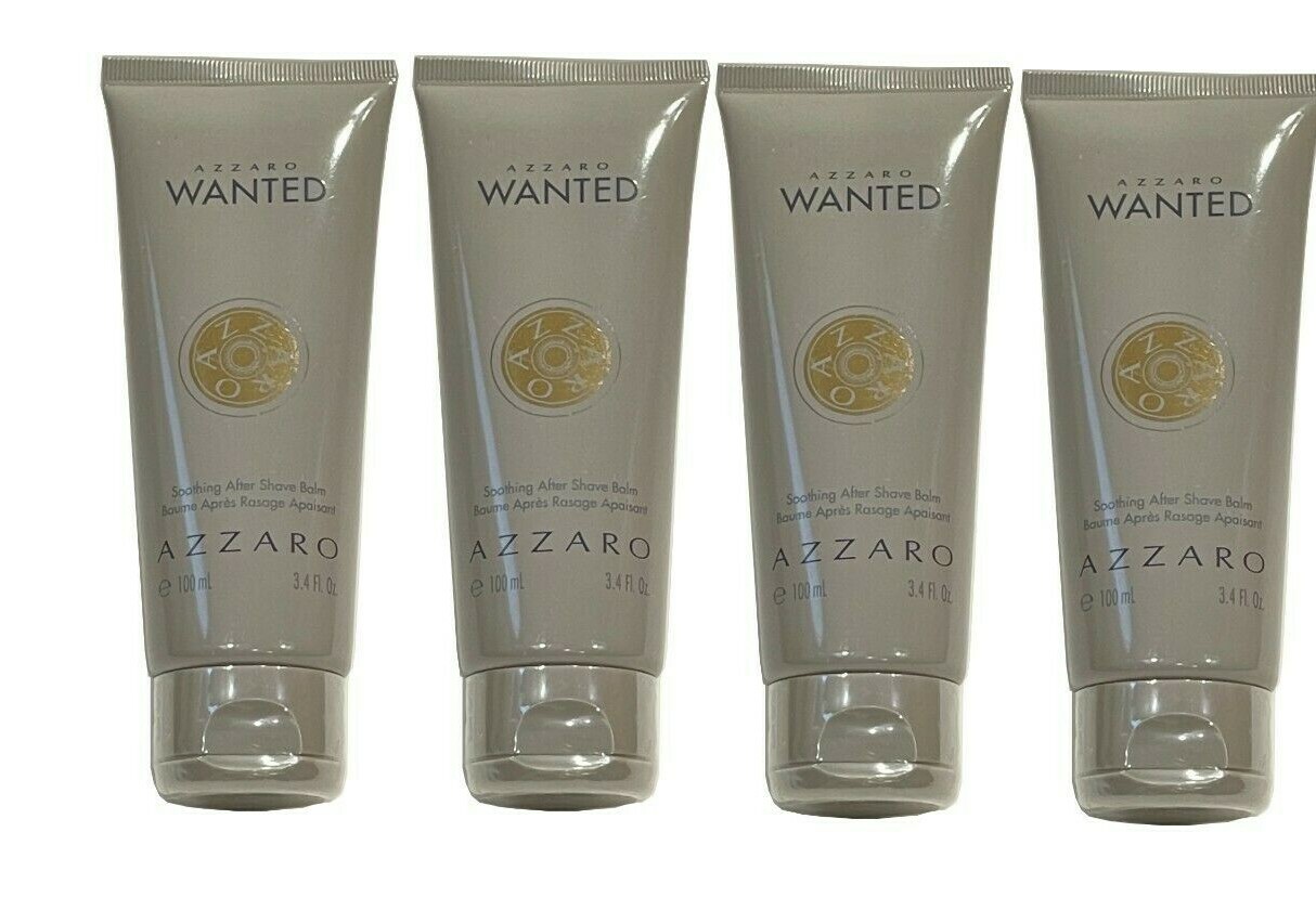 Azzaro Wanted 3.4oz After Shave Balm New, Sealed And No Box