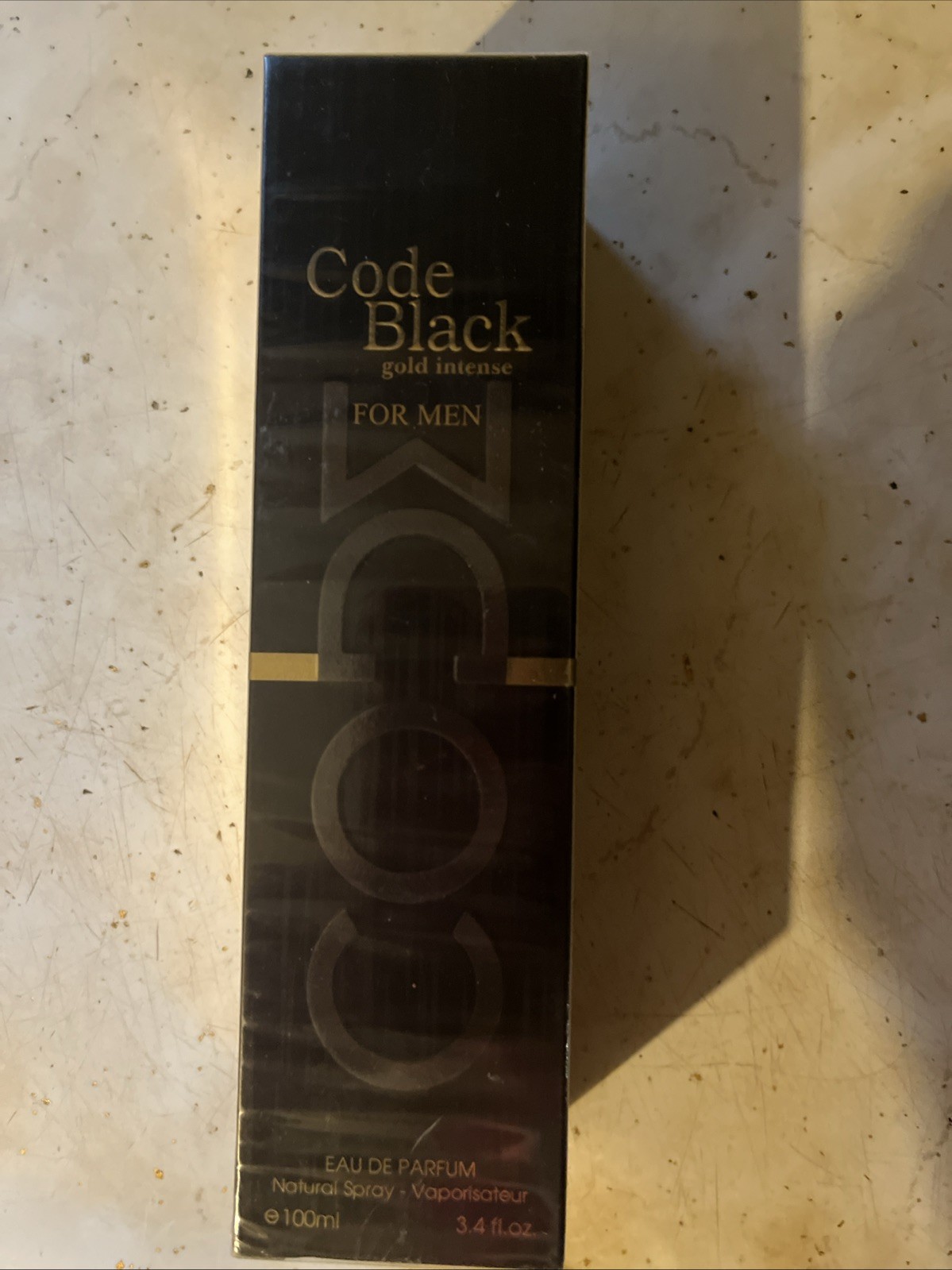 Fragrance Couture BLACK CODE Gold Intense 3.4 Oz EDT Men’s Eau de Toillette