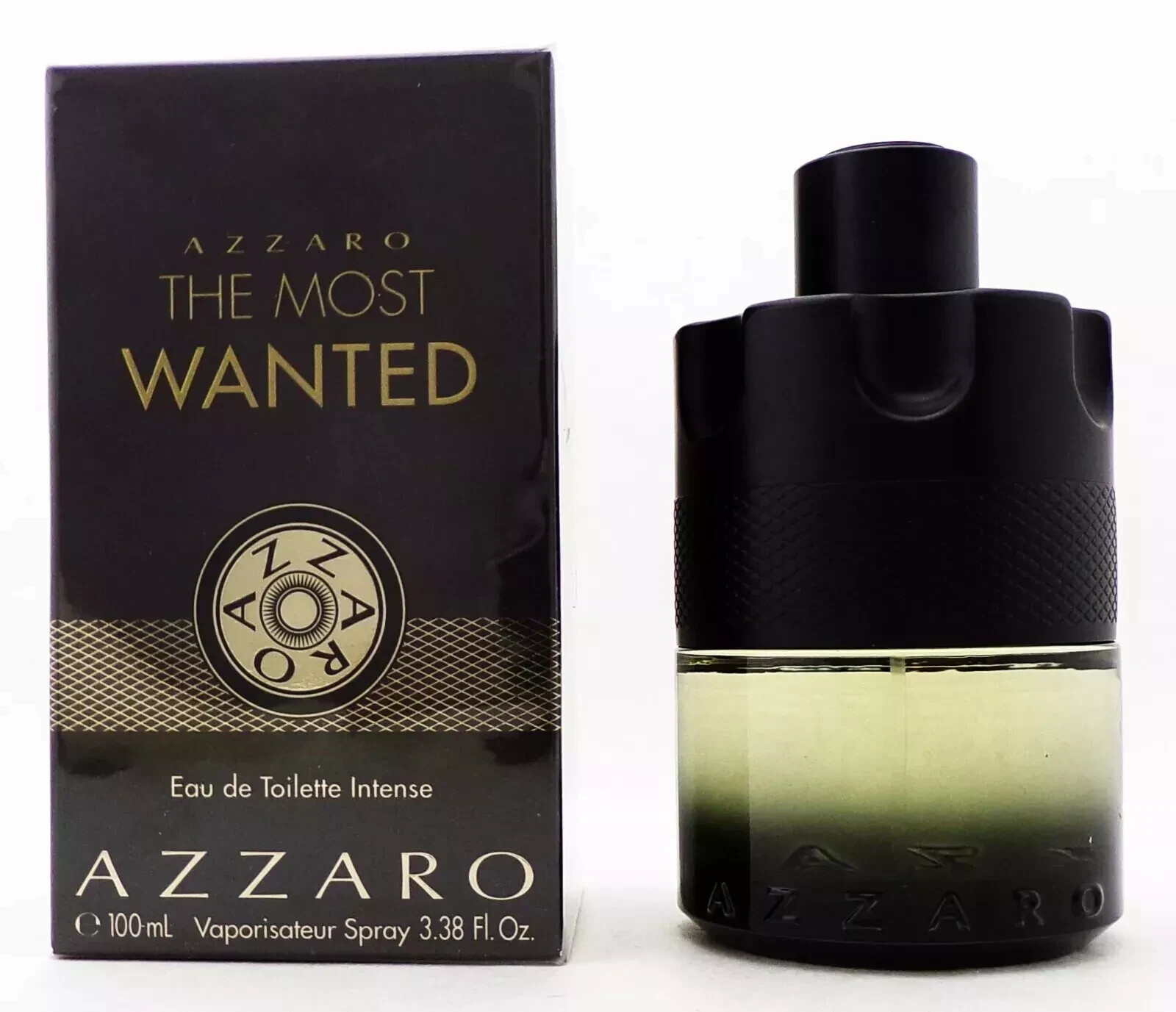 Azzaro The Most Wanted 3.38 oz/ 100 ml Eau de Toilette intense Spray for Men