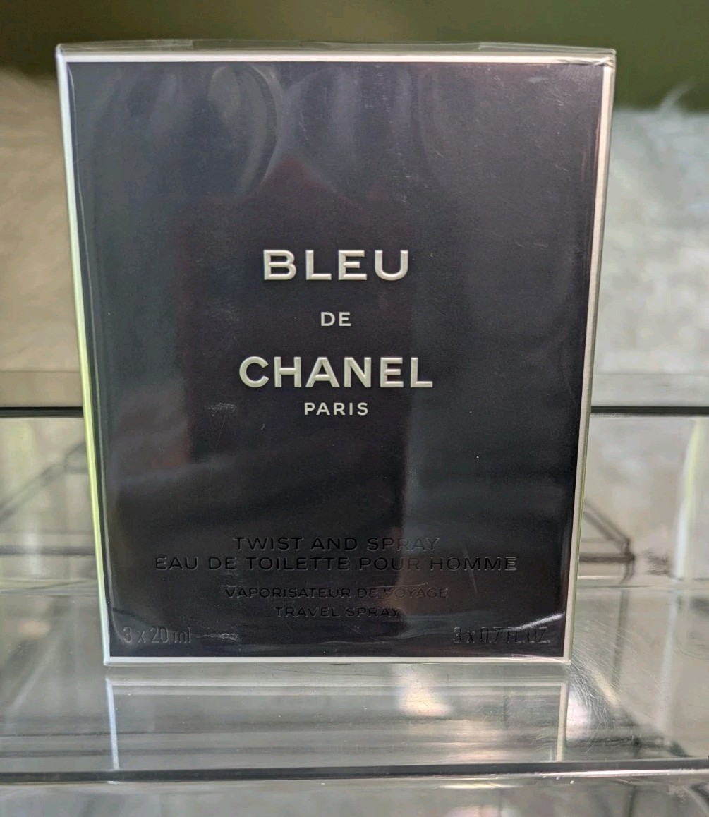 Chanel Bleu De Chanel EDT Twist & Spray Three (3X20ml/0.7Oz)