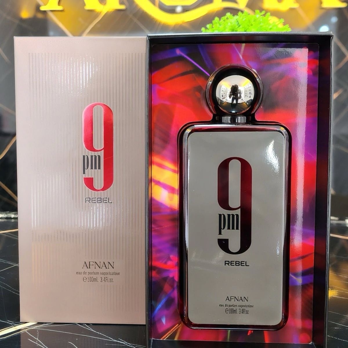 Afnan 9pm Rebel Eau de Parfum Spray Fragrance Spray 3.4 fl oz Regular