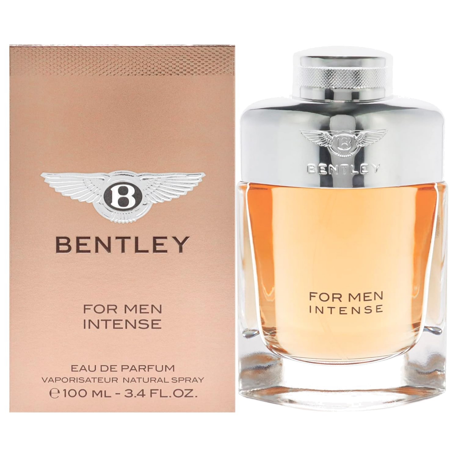 Bentley Intense Eau de Parfum Spray for Men – 3.4 oz Long-Lasting Luxury