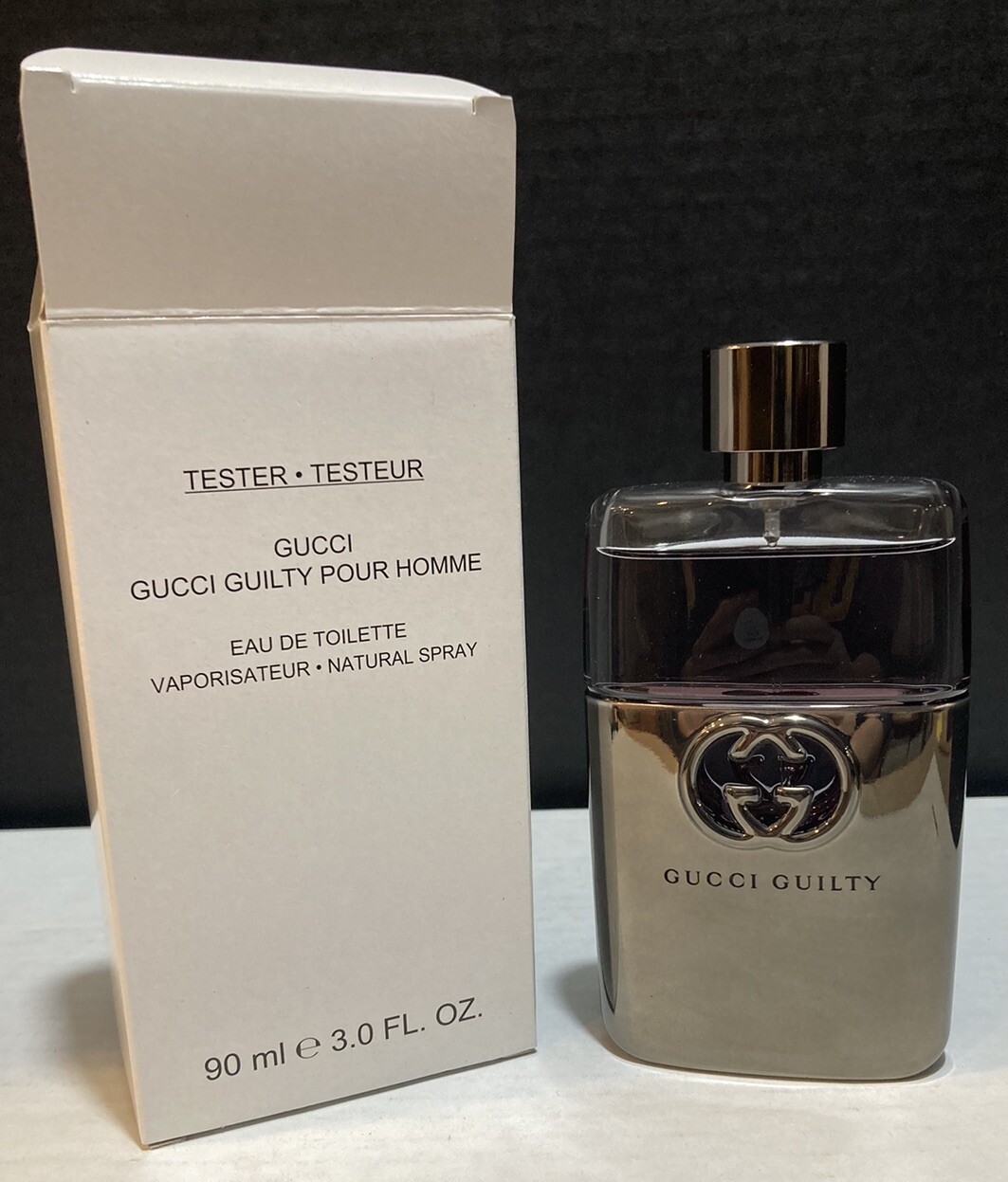 GUCCI GUILTY POUR HOMME Eau De Toilette 3.0 Fl. Oz. 90ML Full Bottle Never Used