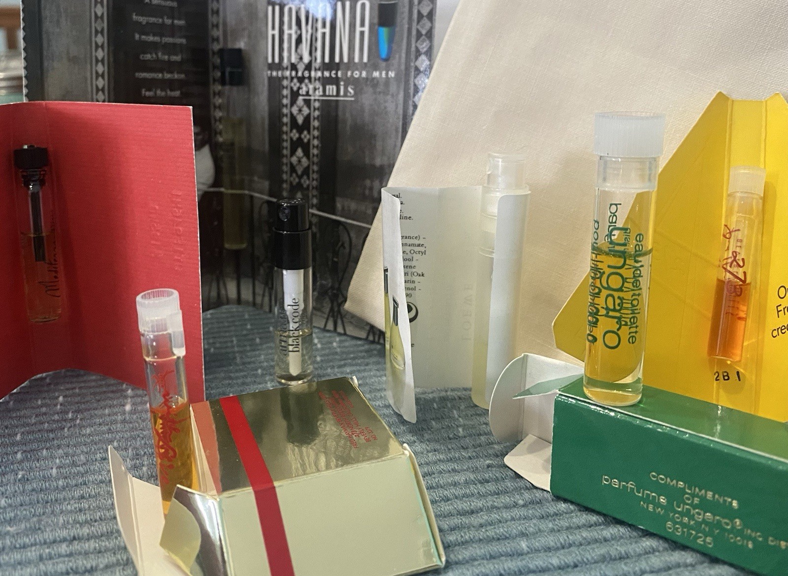 edt/Cologne Bundle High End 7 Sample spray/splash vials Ungaro I aramis Loewe+