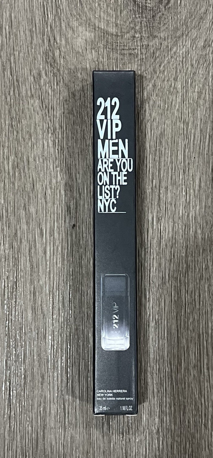 Carolina Herrera 212 VIP MEN-ARE YOU ON THE LIST?NYC 35mil/1.18oz, Travel Spray