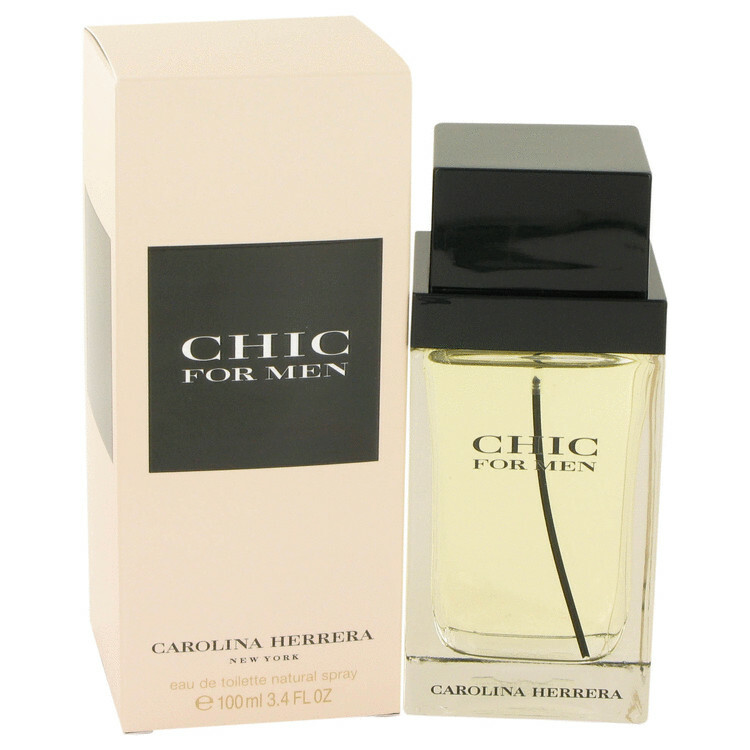 Chic by Carolina Herrera Eau De Toilette Spray 3.4 oz Men