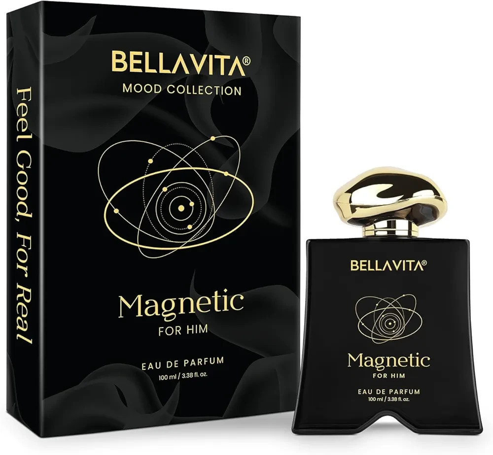 BELLAVITA Magnetic Perfume for Men 100ml EDP | Long Lasting | Luxury Scent
