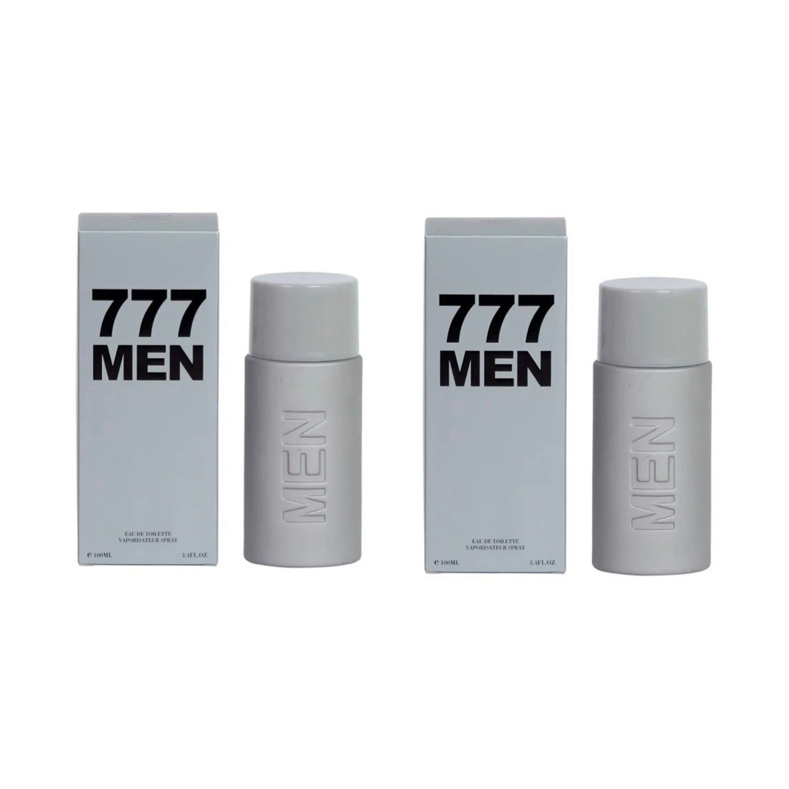 You get TWO! 777 Men Eau de Toilette Fragrance 3.4 fl oz Regular Size for Men