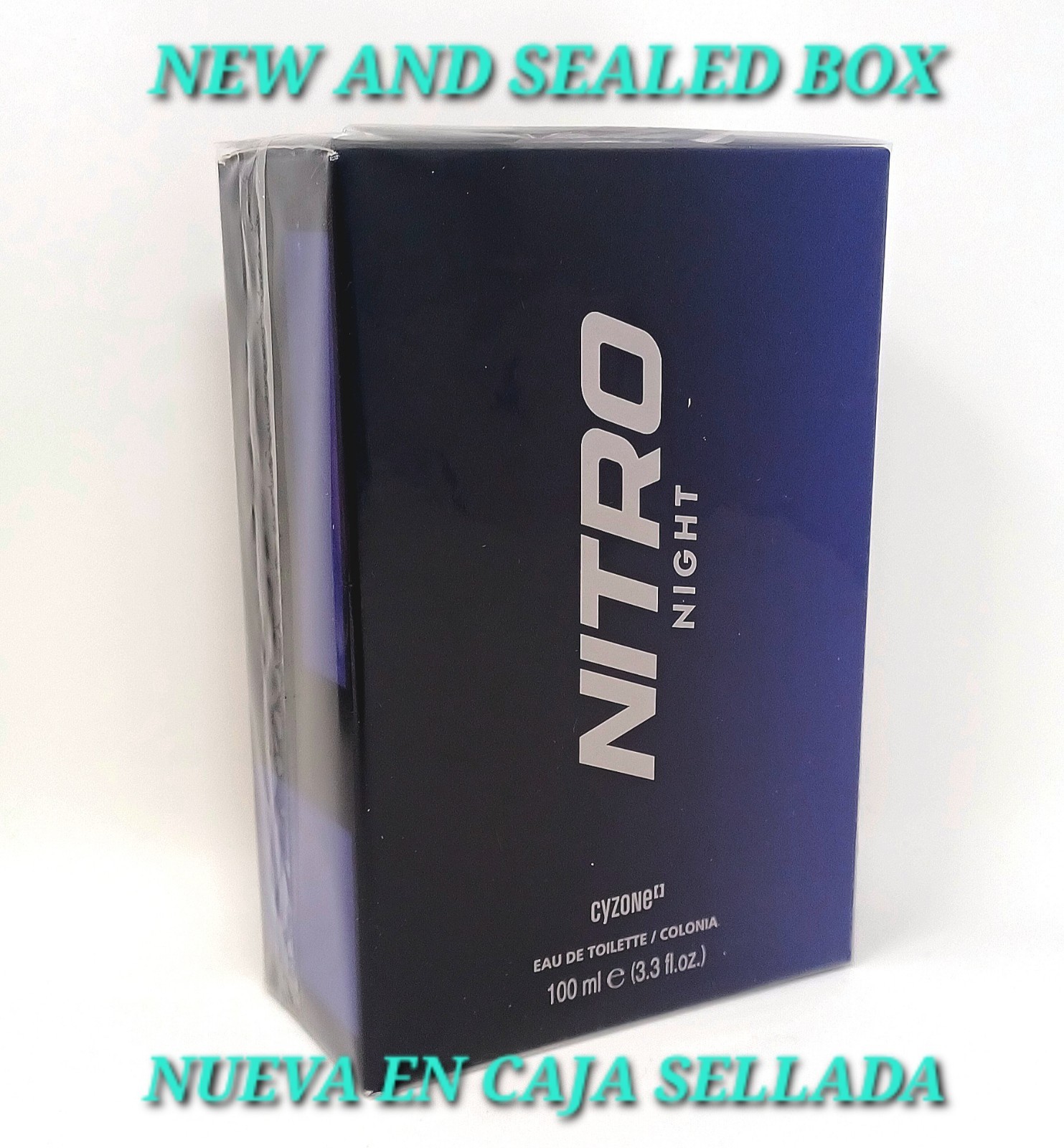 NITRO NIGHT ( HERBAL SCENT) EAU DE TOILETTE SPRAY 100ML BY CYZONE NEW-SEALED BOX