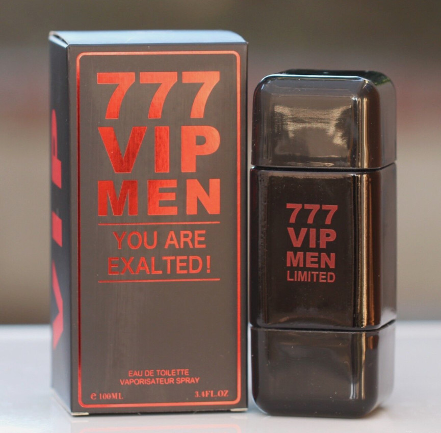 777 VIP MEN YOU ARE EXALTED EAU DE PARFUM TOILETTE PERFUME 3.4 OZ