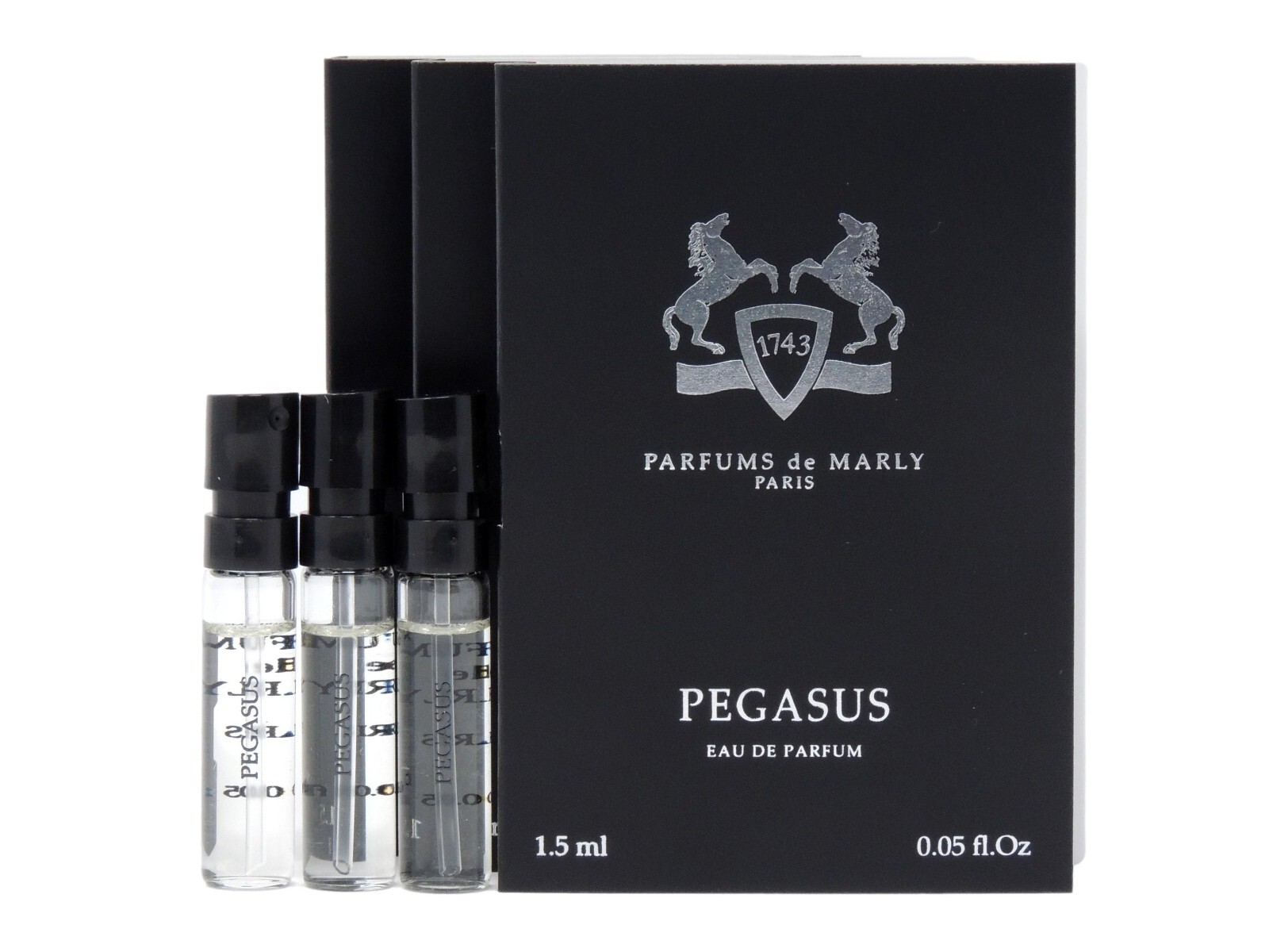 PDM PARFUMS DE MARLY PEGASUS EDP 1.5ml .05fl oz x 3 COLOGNE SPRAY SAMPLES