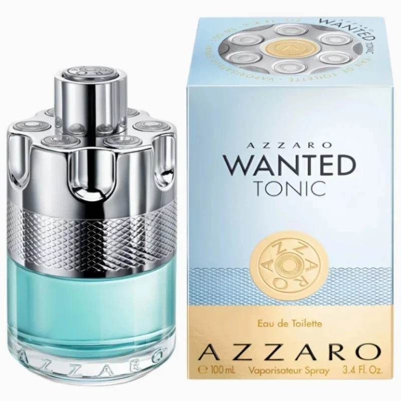 Azzaro Wanted Tonic 3.4 oz EDT Cologne for Men Brand New Tester