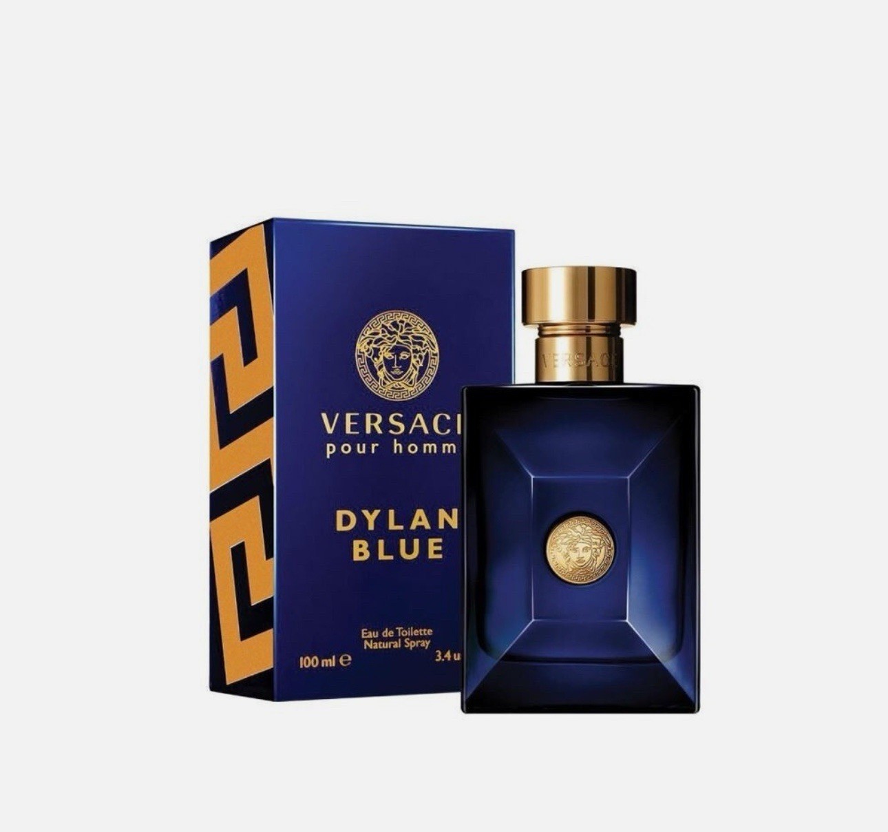 Dylan Blue by Versace for Men 3.4 FL Oz/ 100 ML EDT Natural Spray New in Box