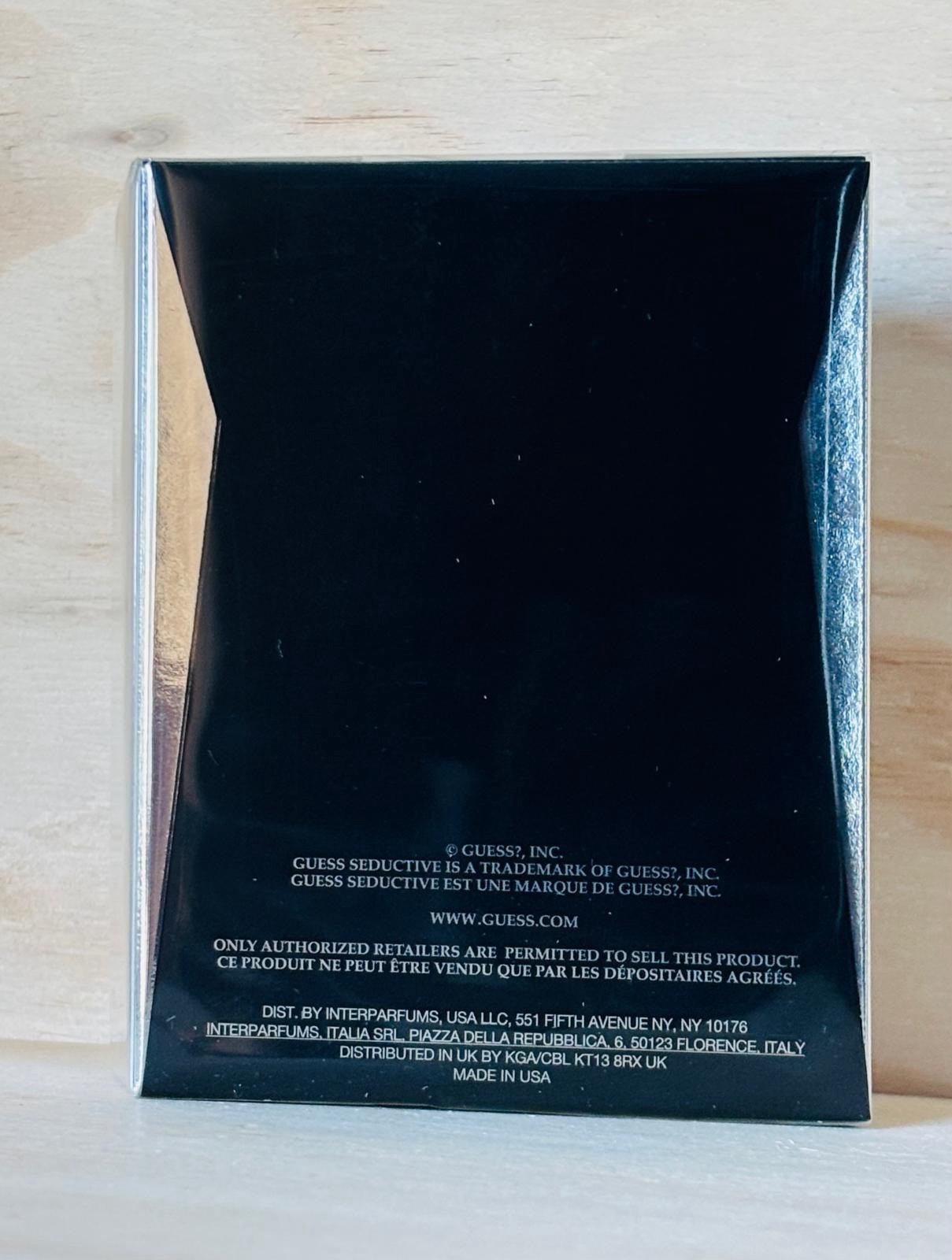 GUESS Seductive Homme For Men EDT Spray ~ 3.4 Oz / 100 ml ~ New Sealed Box