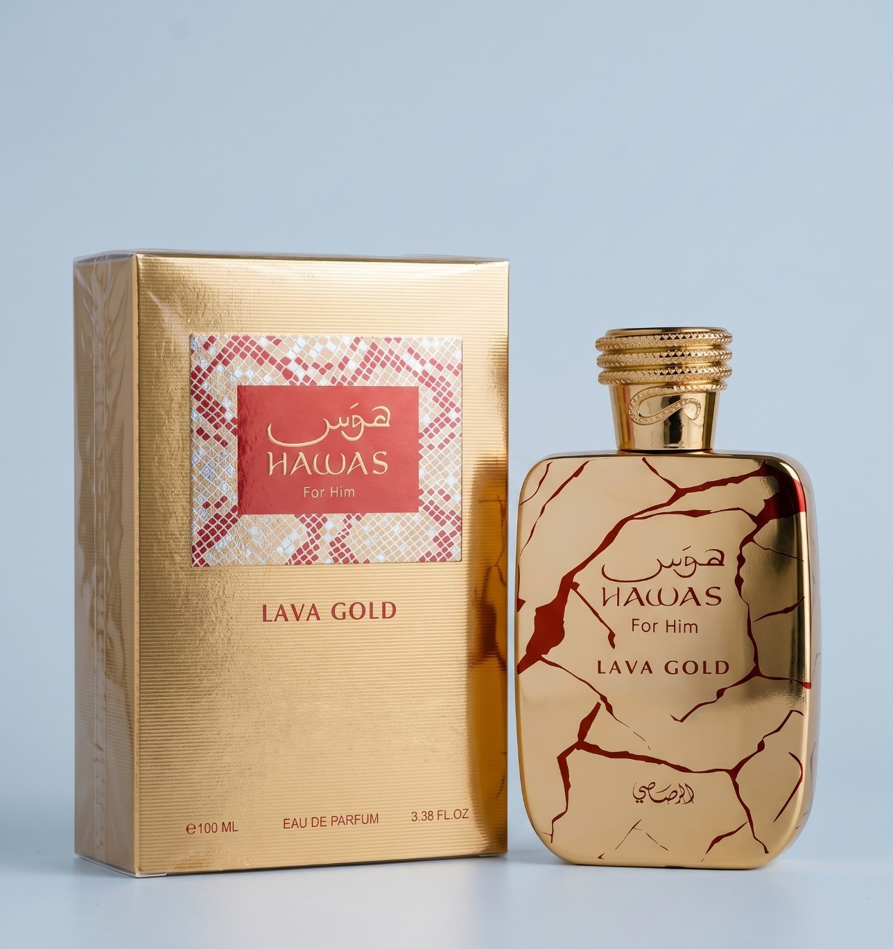 RASASI HAWAS LAVA GOLD EDP COLOGNE PERFUME SPRAY 100ML 3.4OZ BRAND NEW RELEASE