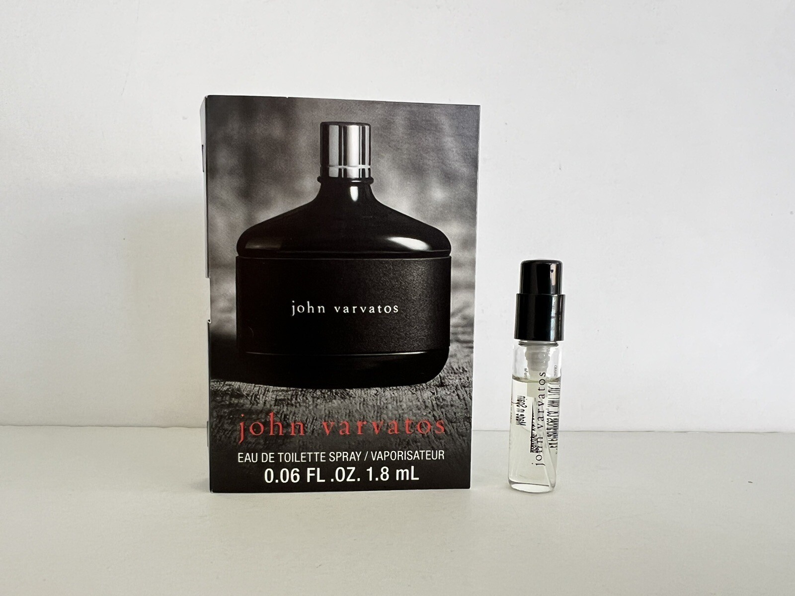 John Varvatos Eau de Toilette EDT Sample Spray 0.06 fl oz / 1.8ml New